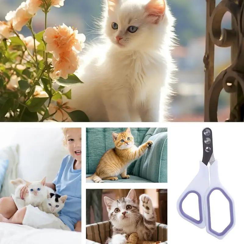 Klauwtrimmer voor katten Precisie klauwspijkersnijder voor kleine kittens Accessoires voor huisdieren Verzorgingstrimmers voor vogels Kittens Puppy's