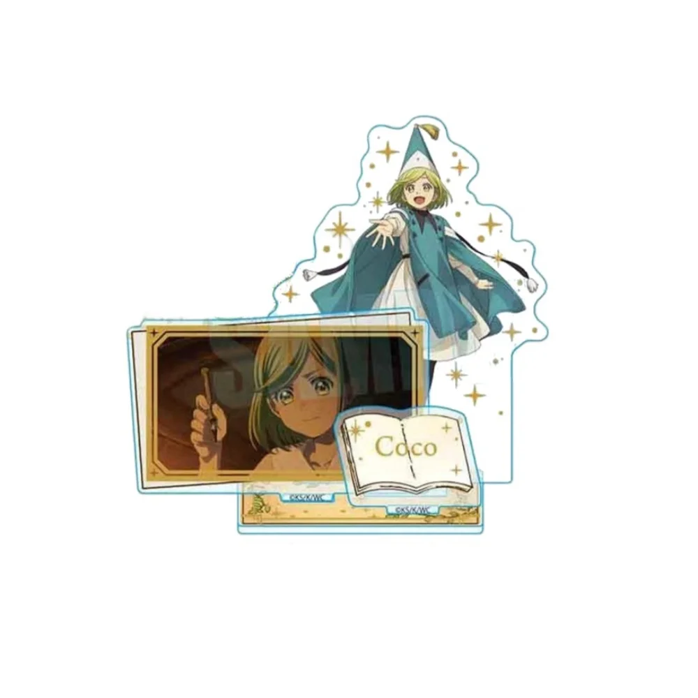 Anime Witch Hat Atelier Acrylic Stand Figure, Keychain  Cute Cartoon Character Frame Plate Desk Decor Fans Gift 1pc