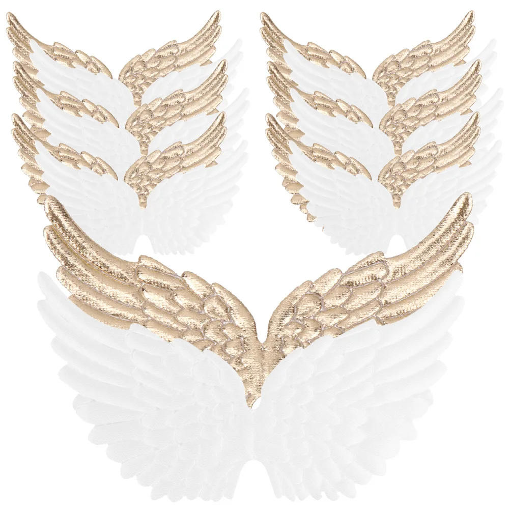 

24Pcs Miniature Angels Wings Decorative Ornaments for Garment Crafts and DIY Projects Mini Fairy Wing DIY Decor Wings