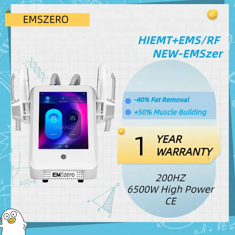 

2024 EMSONE NEO 6500 Вт RF электромагнитная машина EMS для похудения, скульптуры, сжигания жира EMSzero Nova, похудения, наращивания мышц