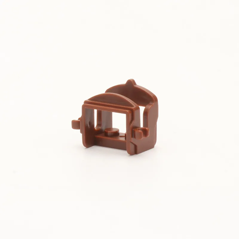 10pcs MOC City Series 93087 4491 Saddle Horse Rope Building Block Animal Military War Horse Accessories Bricks Toys for Children