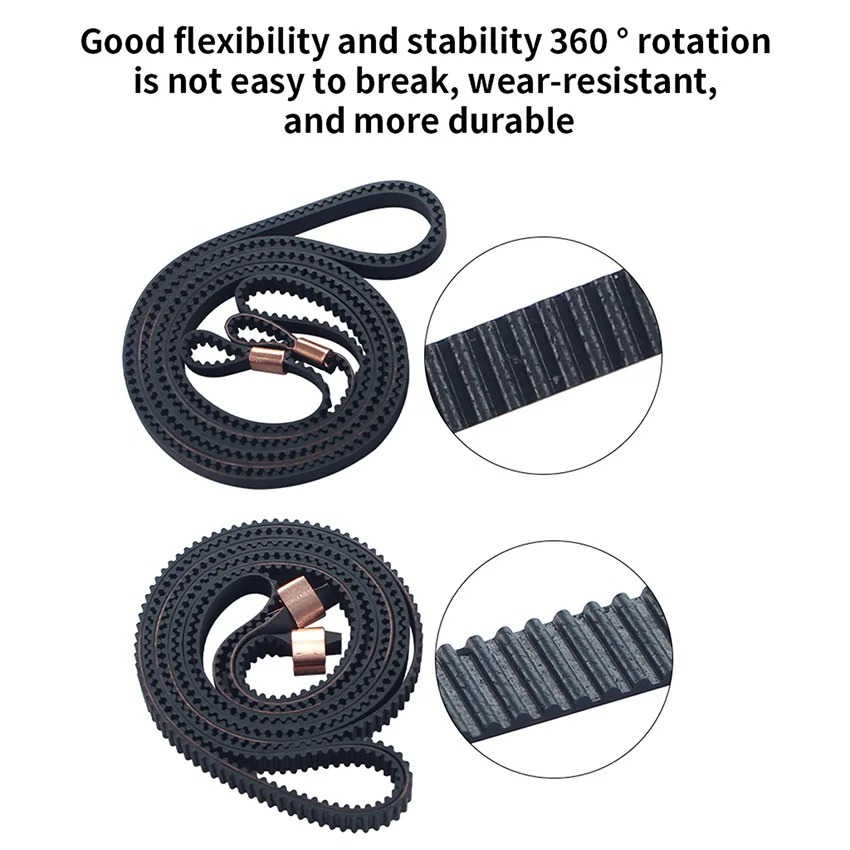 For Kobra 2 Max XY-axis Synchronous Belt 2GT Copper Buckle Wear-resistant Belt Kit 3D Printer Accessories