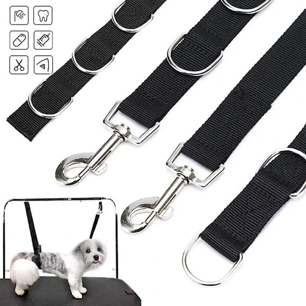 Adjustable Extension Strap Dog Collar Pet Grooming Loops Safety Rope Leash for Bathing Pet Traction Belt Collar Dog Harness