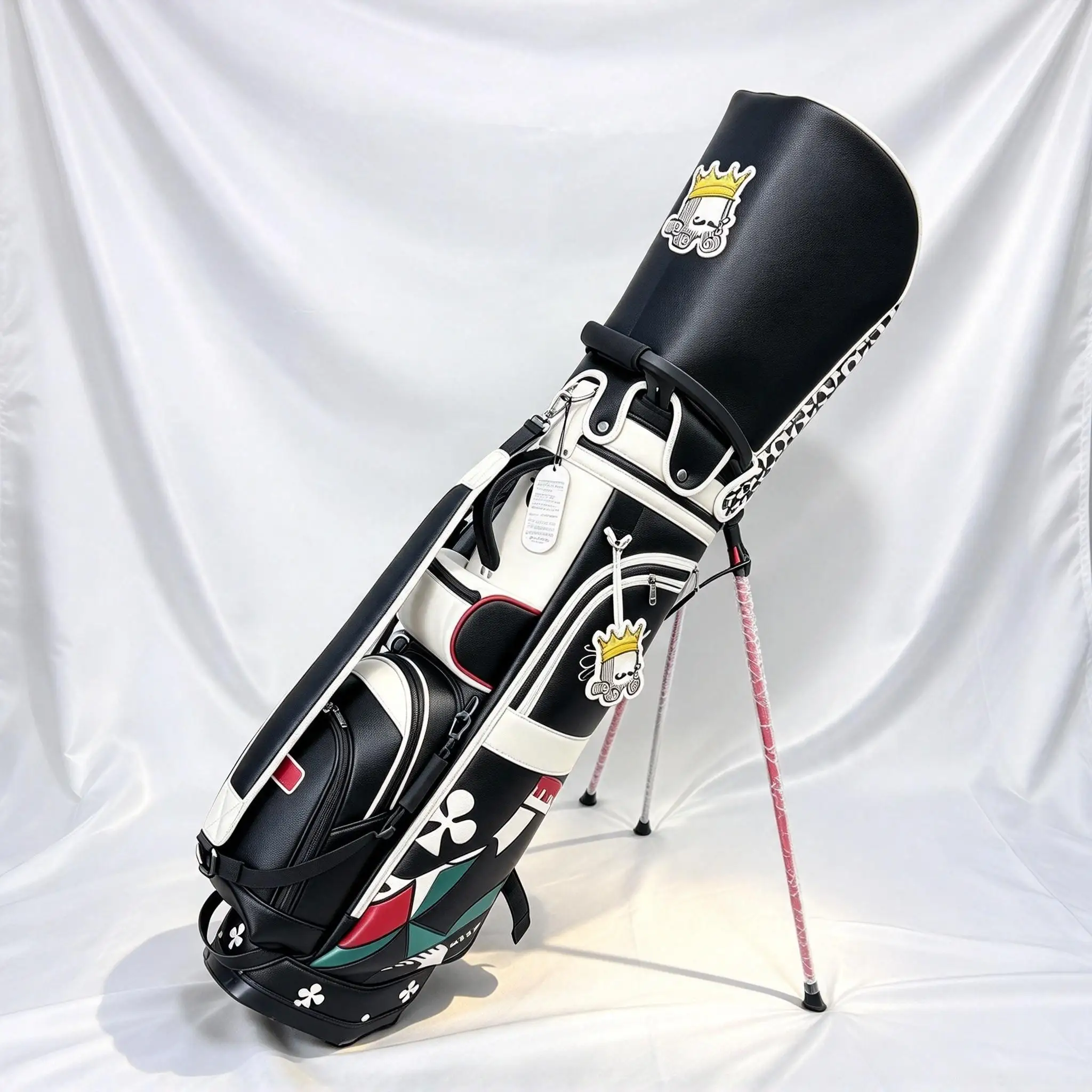 Stylish Waterproof Golf Bag for Men & Women, Lightweight Large Capacity Golf Club Storage Carry Bag