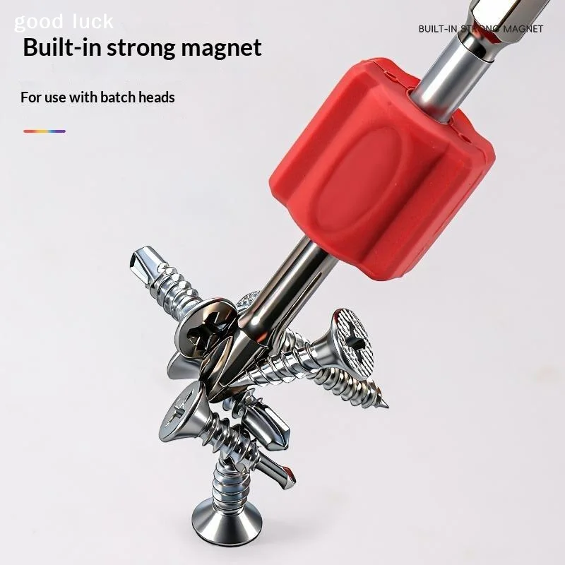 AnswerMagnetic Screw Ring Anti-Slip Silicone Fast-acting Magnetizer/Demagnetizer Tool For Hex Screwdriver And Power Bits