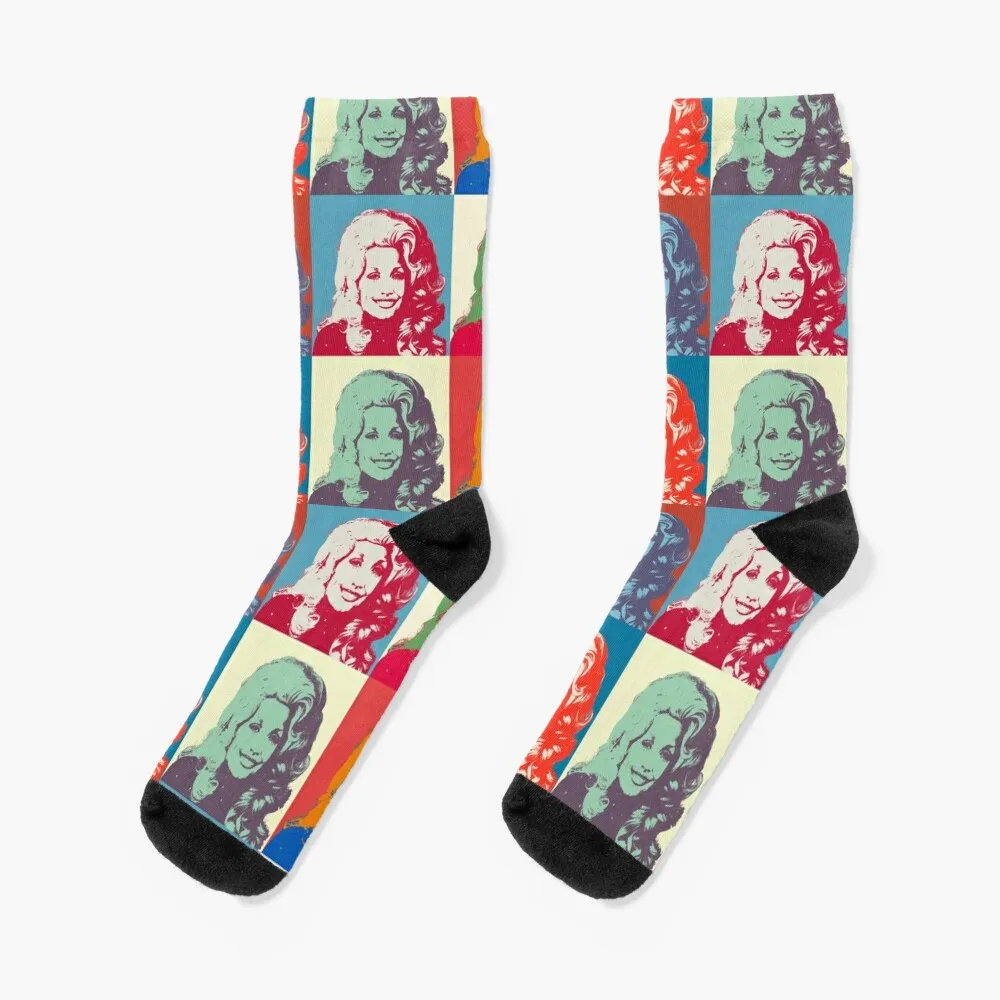 

Pop Art Dolly Socks Christmas Non-slip snow Climbing Socks For Men Women's