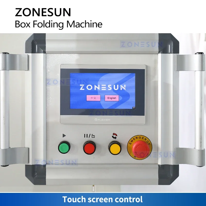 ZONESUN ZS-CSPM3 Automatic Carton Erector Machine High Speed Small Box Case Erector Horizontal Cardboard Box Forming Machine