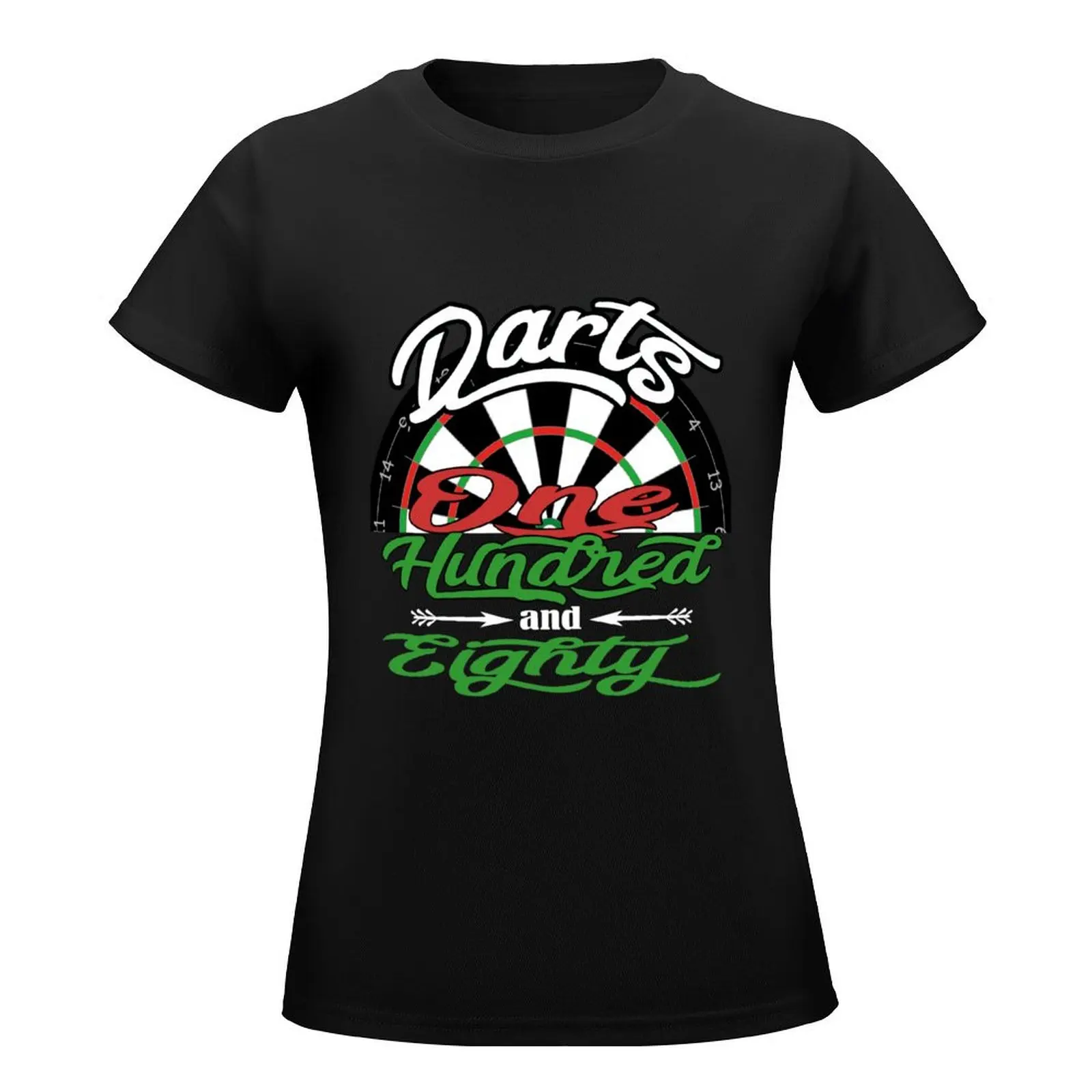 Darts T-Shirt summer top cute clothes Aesthetic clothing summer tops t shirts for Womens