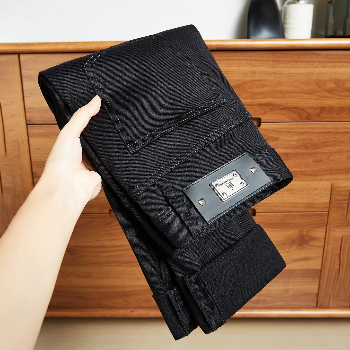 

Мужские джинсы премиум-класса Xintang (Гонконг, Гуанчжоу), прямые, осенне-зимние, деловые, комфортные, с идеальной посадкой