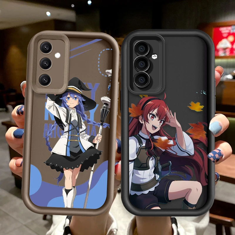 Anime Mushoku Tensei For Samsung Galaxy S24 S23 S22 S21 S20 Ultra Plus FE A52 A53 A54 A71 Eye Ladder Phone Case