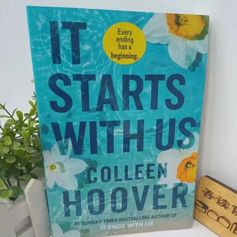 Het begint met ons door Colleen Hoover/het eindigt met ons Romansboek in het Engels 1 zondagsstijden Bestverkochte paperback