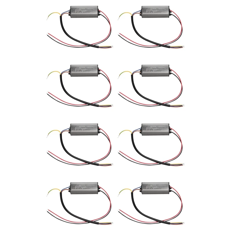 8X 30W LED Driver Constant Current Driver Power Supply Transformer Waterproof