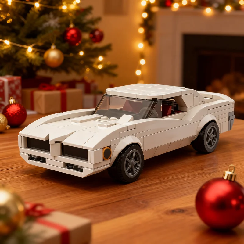 320pcs MOC Pontiac GTO Judge RAM AIR City Champions Model Building Blocks Architecture Christmas Gift Toy Birthday DIY Assemble