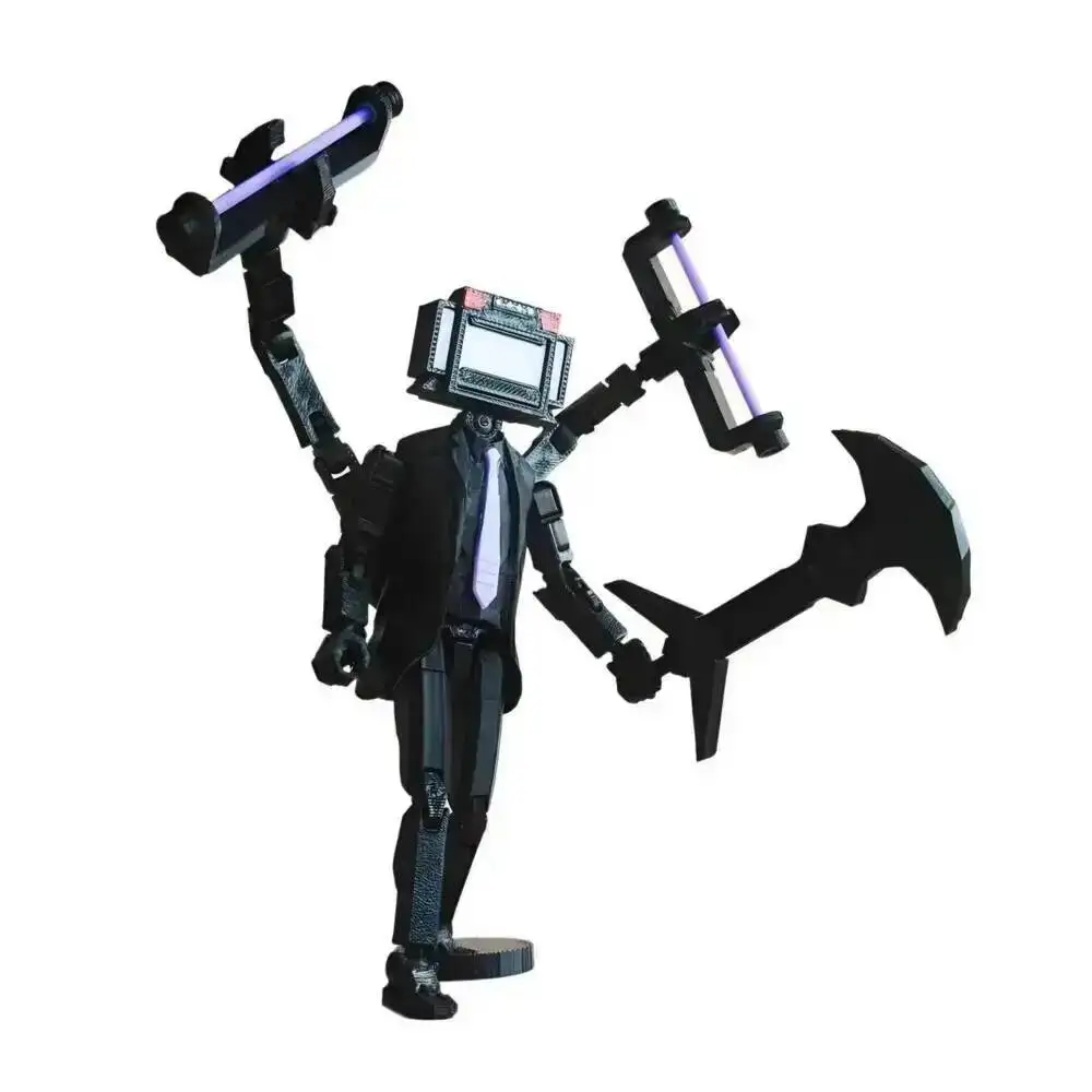 Skibidi Toilet Drill Man Action Figure Toy Dummy 13 Skibidi Toilet