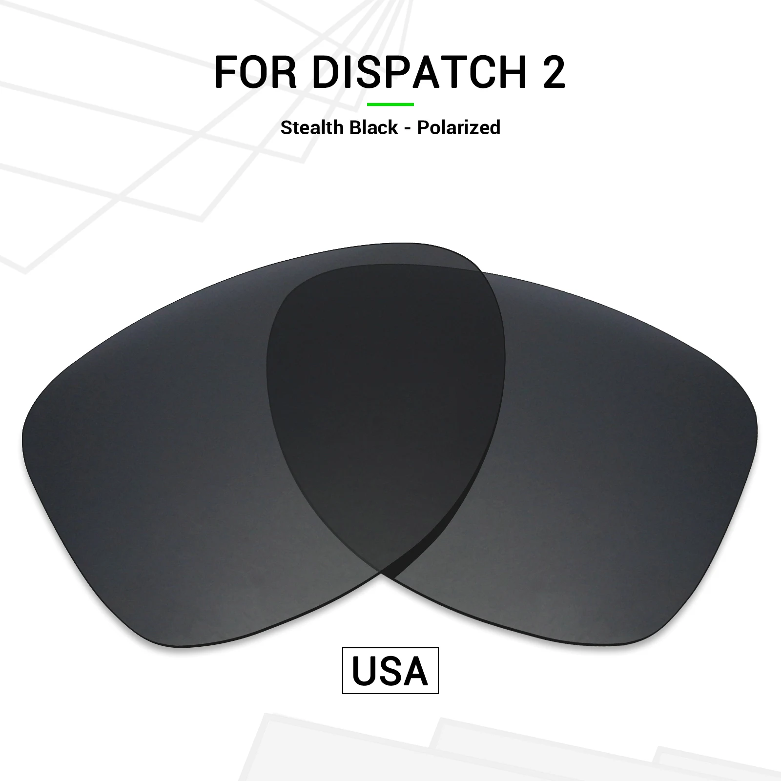 

SNARK POLARIZED Replacement Lenses for Oakley Dispatch 2 OO9150 -61mm Sunglasses - Multiple Options