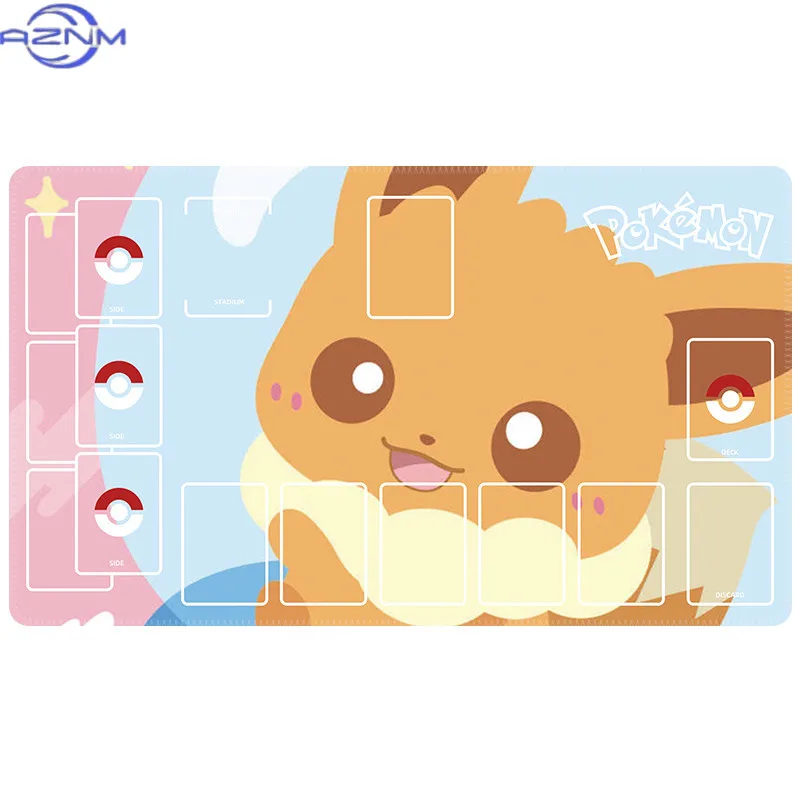 Pokemon Pikachu Self Made PTCG Solo Dueling Card Pad DIY HD Custom Made Battle Table Mat Classics Anime Game Characters Toy Gift