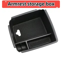 For VW Tiguan MK2 2016 2017 2018 2019 2020 2021 Car Center Console Organizer Tray Armrest Storage Box Car Accessories