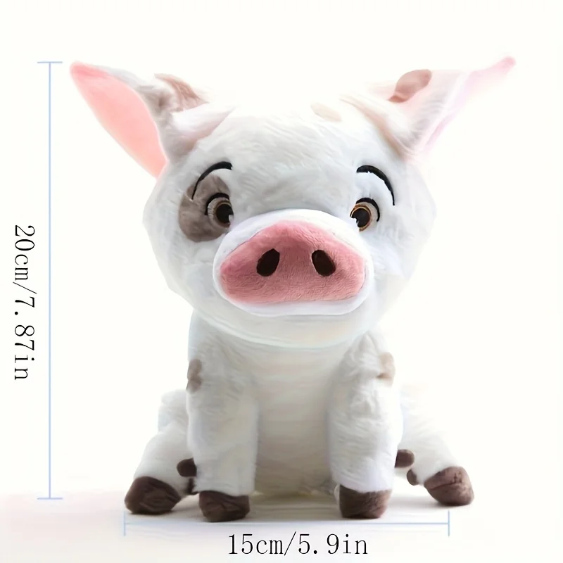 20cm 1pc Disney Movie TV Moana 2 Pet Pig Pua Maui Heihei Plush Animal Cute Pepa Cartoon Plush Birthday Gift