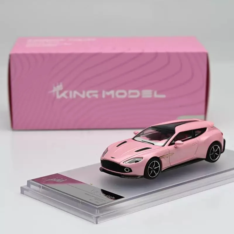 

Модель King, литая под давлением 1/64, модель автомобиля Vanquish Zagato из сплава Aston Martin, игровые транспортные средства, коллекционное специальное предложение, оригинальная коробка