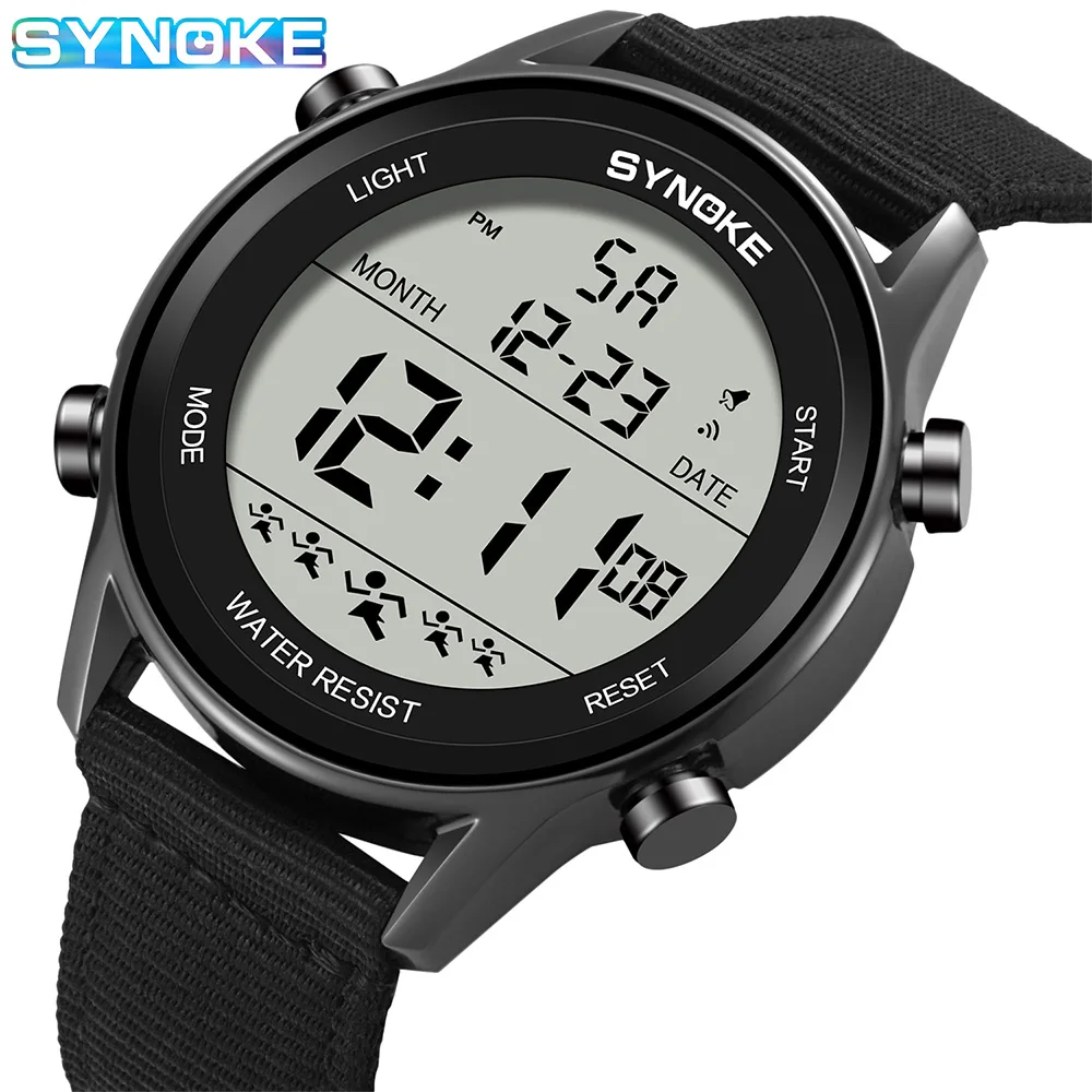 5ATM High Performance Men\'s Waterproof Digital Watch