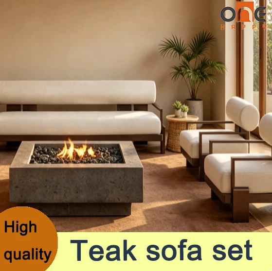 Rustproof Black Aluminum Outdoor Sofa Set Waterproof Garden Furniture Ideal For Private Courtyards Commercial Hotel Terraces