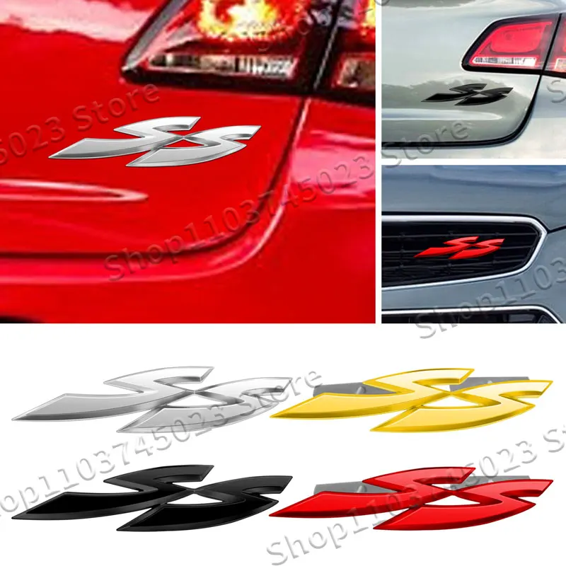 ملصق شارة شبكة غطاء المحرك الأمامي لشعار هولدن SS ، شعار معدن الكروم ، HGV ، VT ، VX ، VE ، Cruze ، Captiva ، Commodore ، ديكور الصندوق الخلفي ، سيارة #1