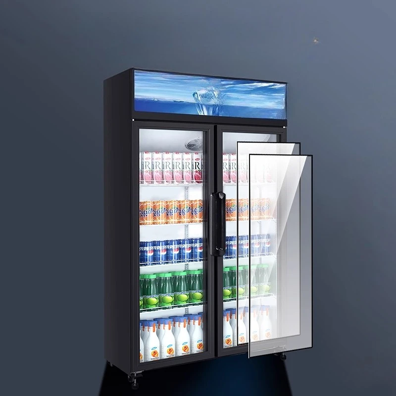 

The wind is cold, double-door beverage refrigerators, supermarket freezers