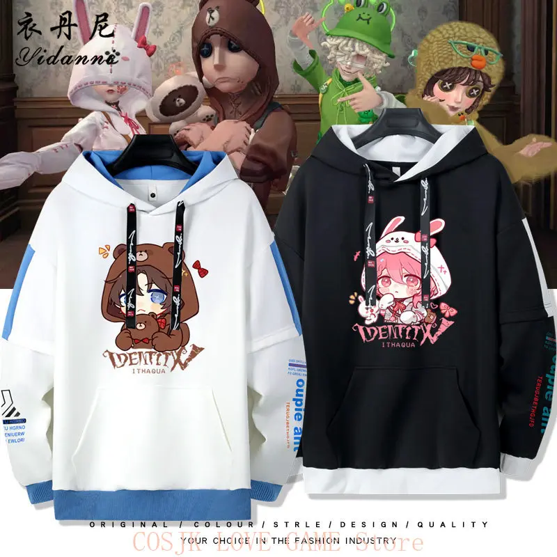 

Anime Identity Ⅴ Cartoon Melly Plinius Mercenary Etc Unisex Hooded Sweatshirt Boys Girls Fashion Spring Autumn Hoodie for Tops