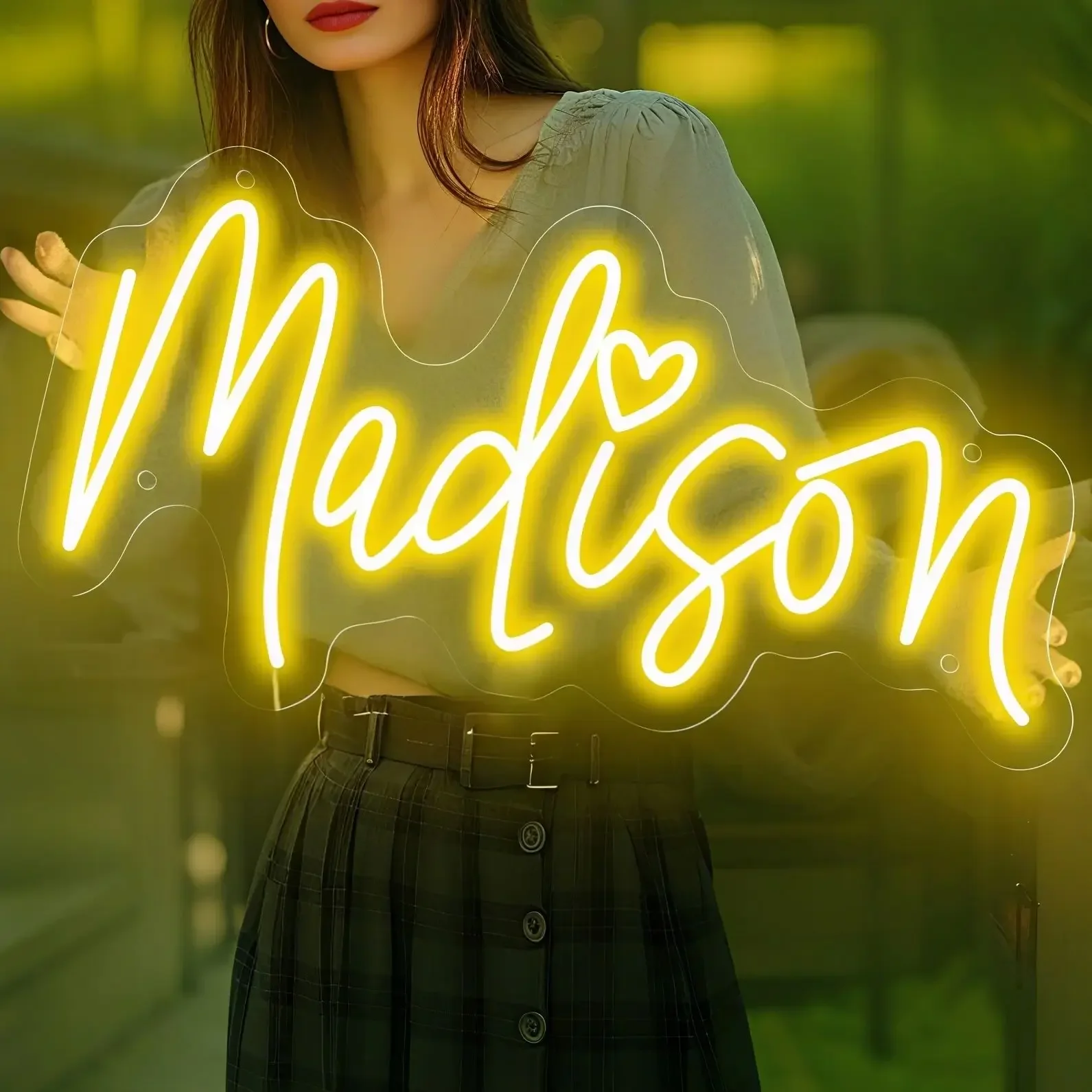 Custom Name Neon Sign Led USB Dimmable Personalized Name | Perfect Decorative Wall Lighting for Bedroom Home Party Wedding Gifts