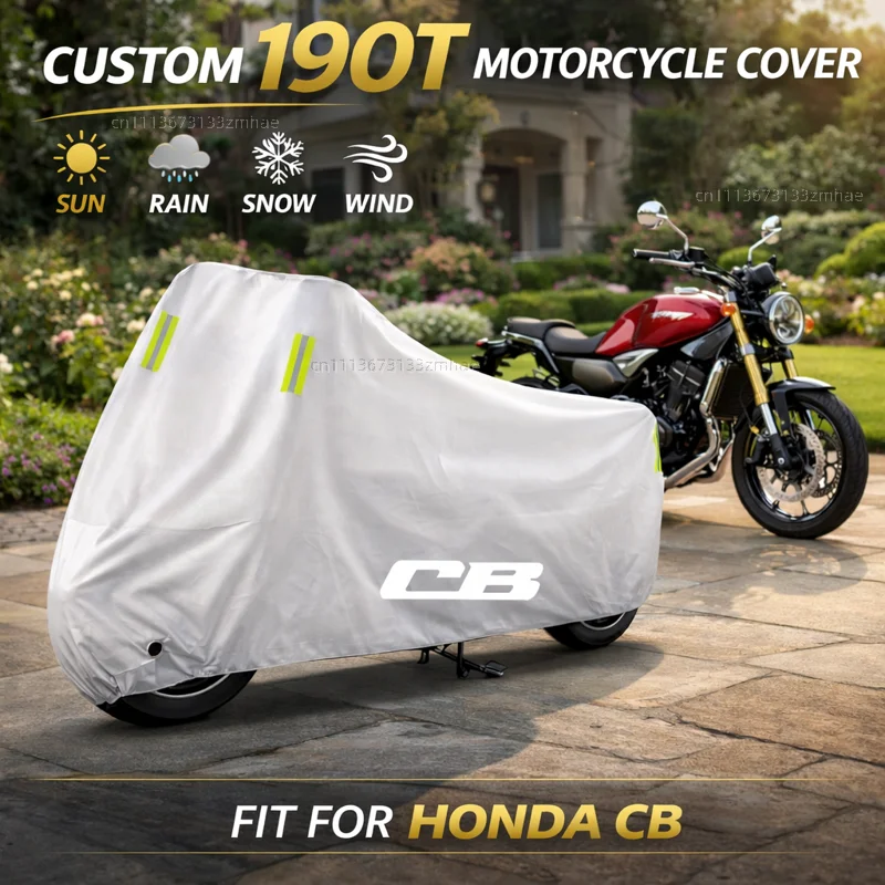 

Чехол для мотоцикла Honda CB 599 600F CB 400 500 CB919 CB 125 R CB 190R 250R CB1000R, водонепроницаемый, защита от дождя, пыли и солнца, для использования на улице