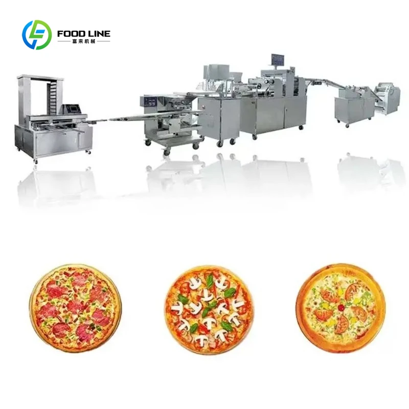 

Pizza Making Production Line High Capacity Industrial Full Automatic Pizza Machine
