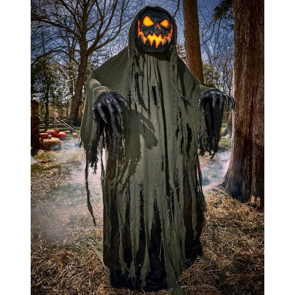 

Halloween Décor 6 Ft Night Terror Animatronic Decorations Animated Festive & Party Supplies Holiday Decoration