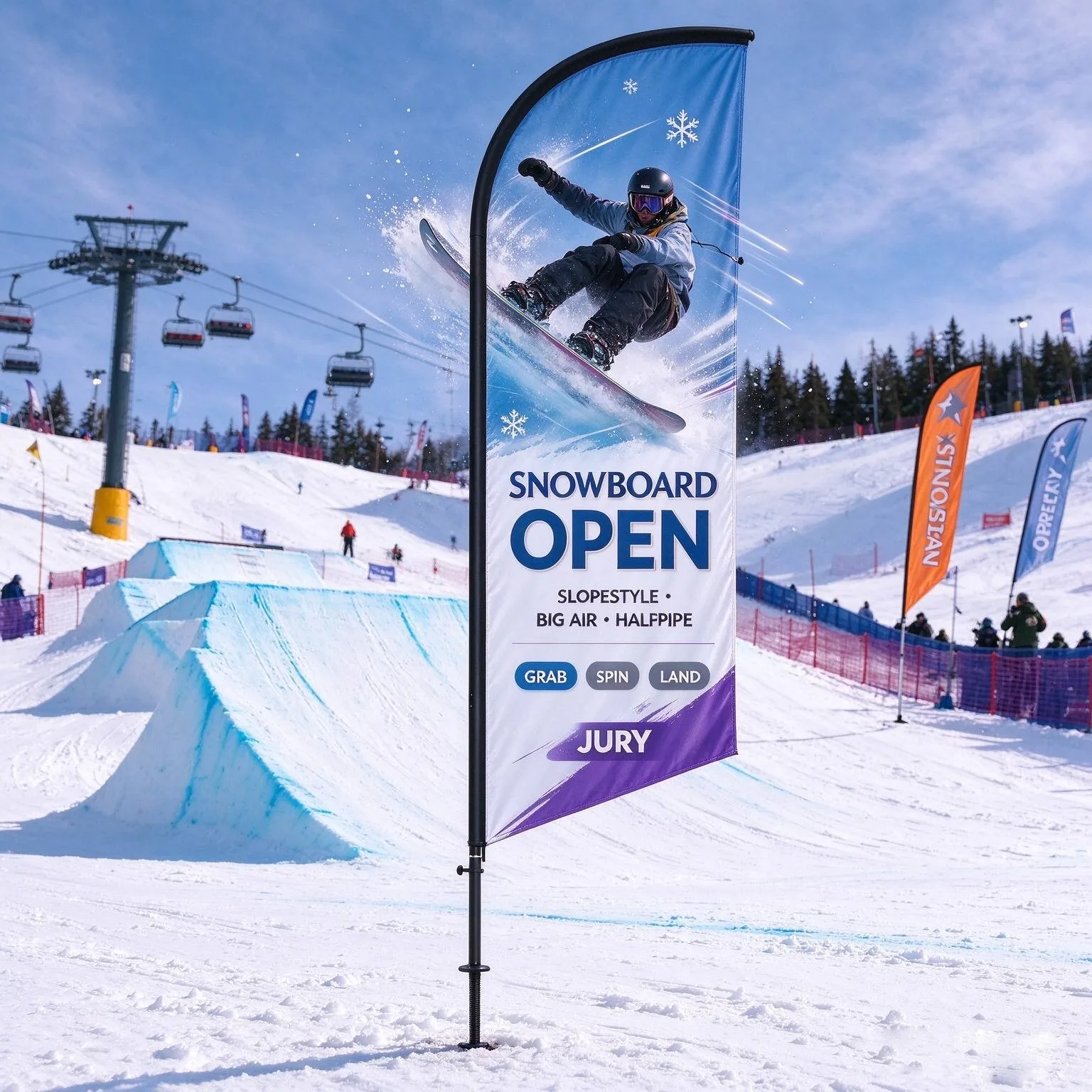 Double-Sided Custom Feather Flags for Outdoor Events Personalized Printed Banners with Custom Images Logos & Text Ideal for Spor