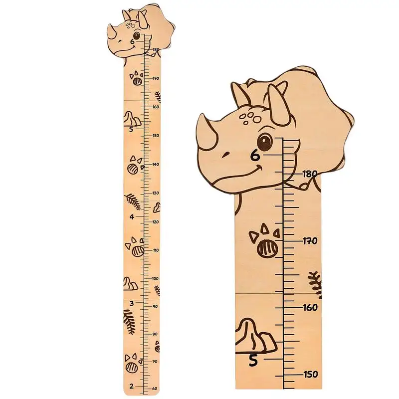 PVC Wall Growth Chart Adhesive Decor Decorative Decal Baby Height Measure Ruler Removable Wall Sticker for Kids Room