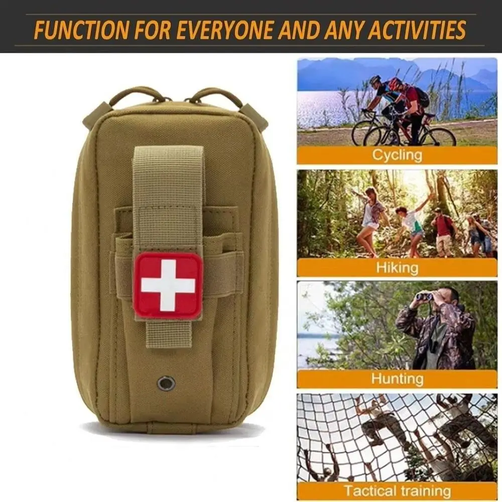 Portable First Aid Kit Drop Leg Platform Wear Resistant Emergency Rescue Kit Lightweight Utility Tool Bag