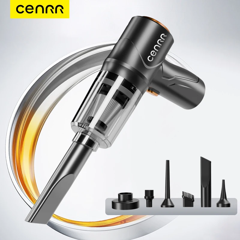 CENRR Car Vacuum Cleaner Cordless Powerful Wireless 895000PA Cleaner Cleaning Machine HandHeld Portable Vacuum Cleaner fo Car