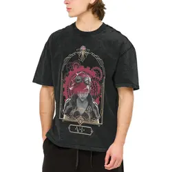 Graphic Printed Vi Arcane Violet Shirts Accessories Men Women Washed Tees Harajuku T-shirt