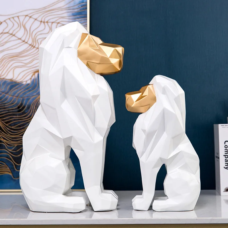 نحت الأسد الشمال بسيط الحديثة الإبداعية هدية زخرفة بار مدخل الحرف اليدوية #3