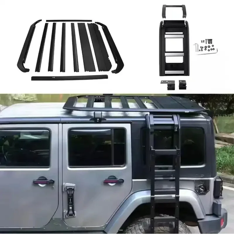 KQX Factory Hot Selling Roof Rack Cargo Carrier with Ladder Fit 2018+ SUV Models