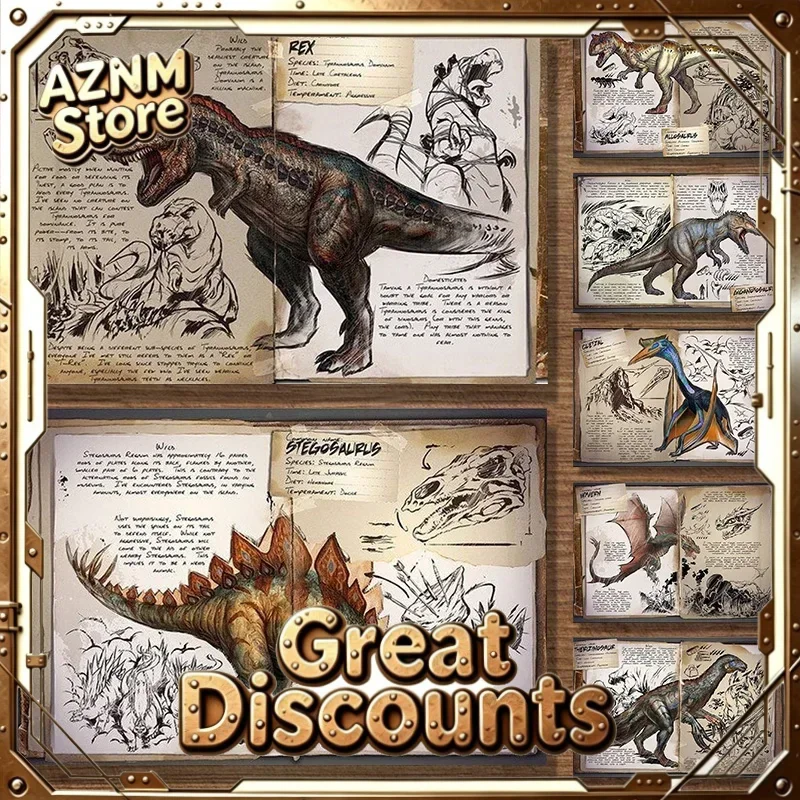 Peinture sur toile 2D modulaire Ark Survival Evolved, images imprimées, jeu de survie, décoration de la maison, affiche de dinosaure Livi