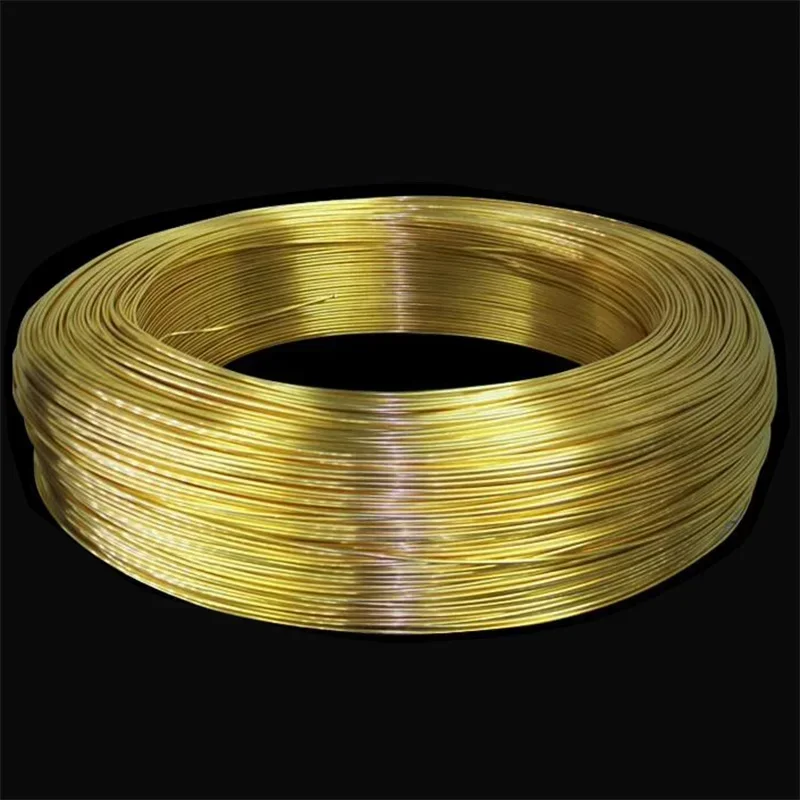 Soft Fully Annealed Brass Round Bare Wire For Jewellery Craft 0.3 0.4 0.5 0.6 0.7 0.8 0.9 1 1.2 1.3 1.4 1.5 1.6 1.8 2 3 4 5 6mm