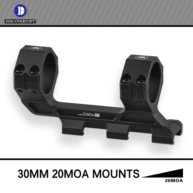 

Explorer 20MOA Integrated Fixture -30-34 with a diameter of 1.5 inches for long-range precision shooting with a 20MOA tilt angle