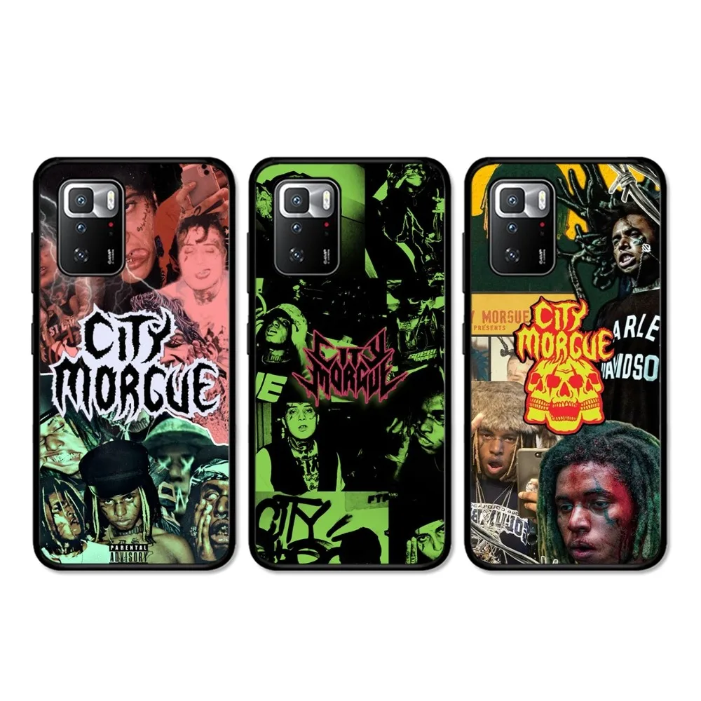 C-City Morgue Zillakami Phone Case For Redmi 5 6 7 8 9 10 Plus Pro 6 7 8 9 A GO K20 K30 K40 Pro Plus F3 Fundas