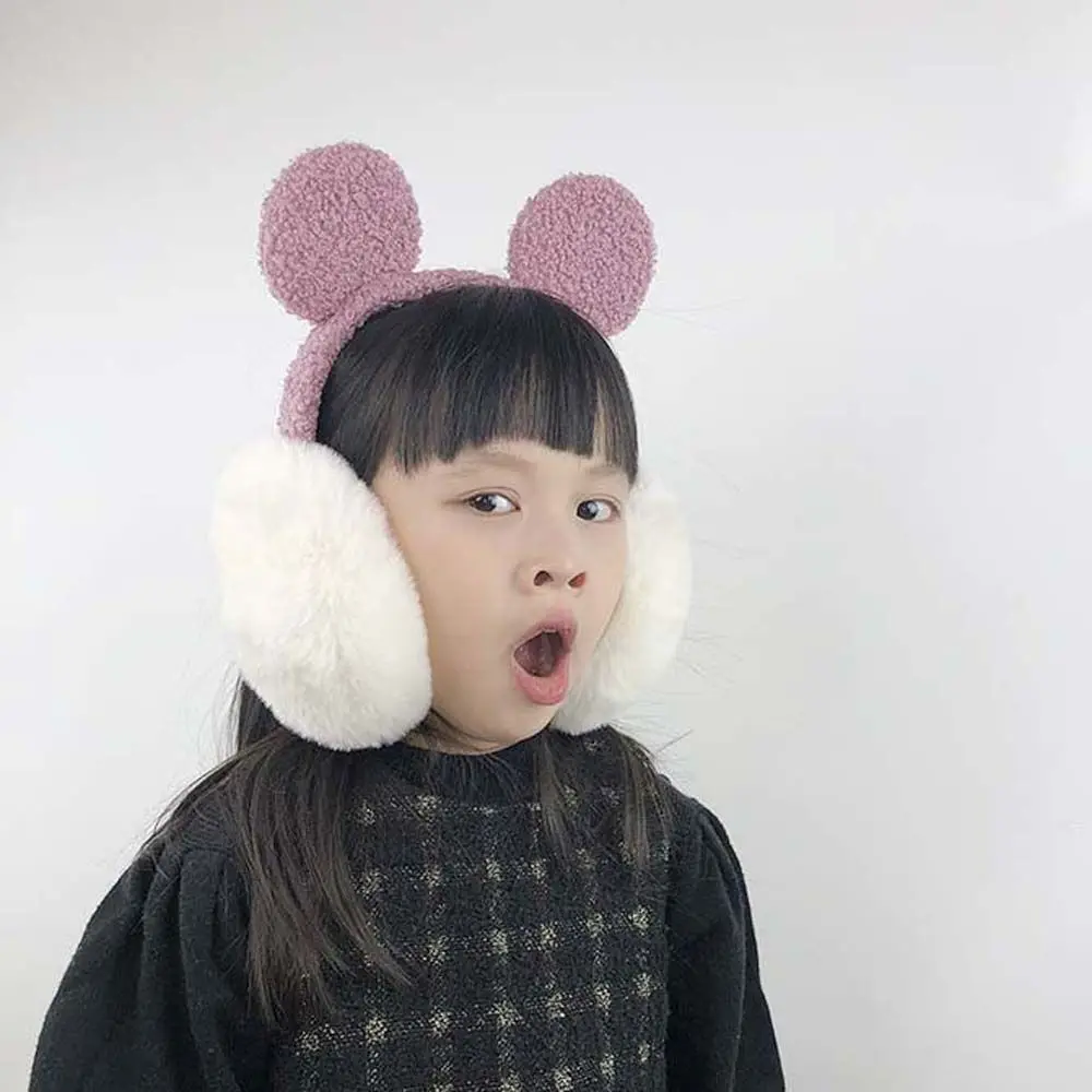 Soft Cute Winter Ear Lap Ear Warmer Ears Ear Wrap Plush Earflaps Kids Plush Earmuff Women Ear Cover