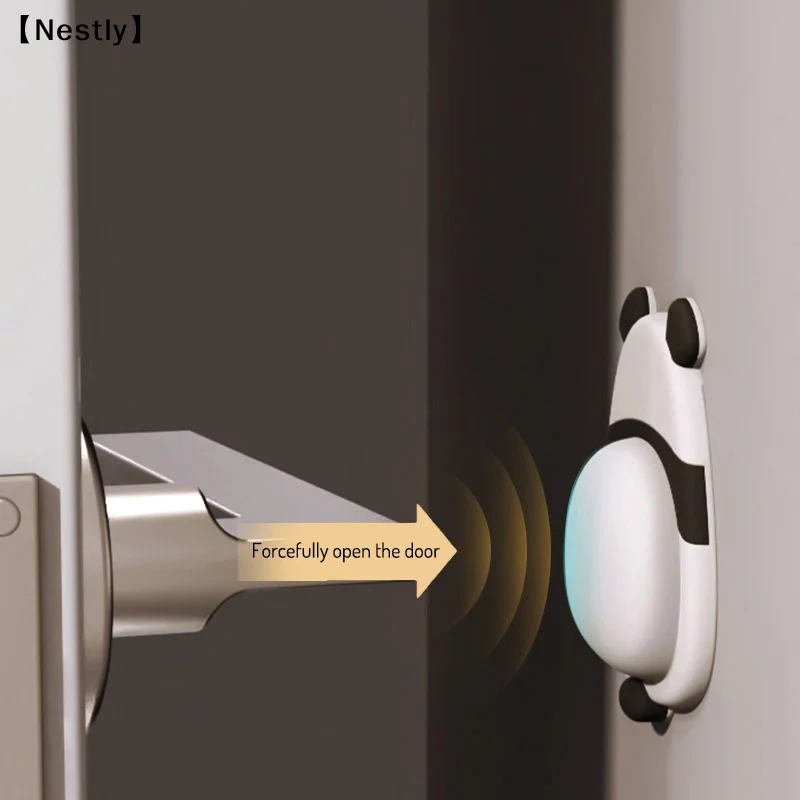 Cute Pet Anti-collision Pad Soft Rubber Door Sticker Anti-collision Artifact Refrigerator Door Back Wall Sticker〔Nest〕