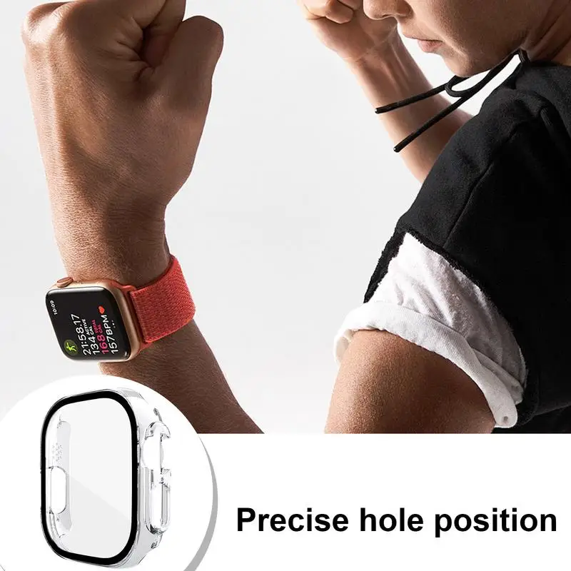 Защитная крышка для экрана часов, универсальный защитный чехол, устойчивый к царапинам стеклянный протектор, Общий защитный чехол для часов