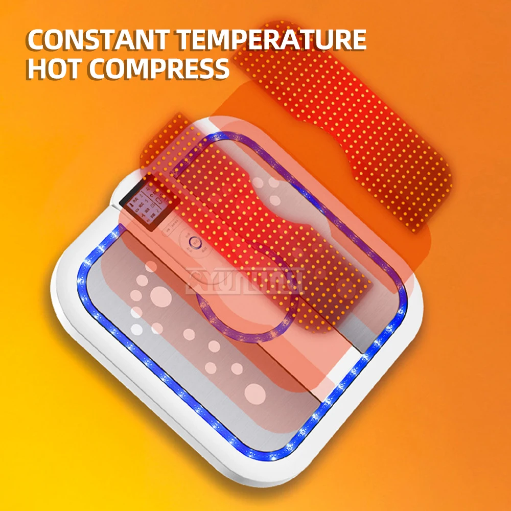 Masajeador muscular nervioso, estimulador eléctrico de pies, mejora la circulación de los pies, máquina de circulación de piernas