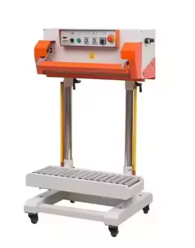 QLF-700A Hot Sale Factory Price Semi-automatic Plastic Band Sealer Single Double Continuous Vertical Pneumatic Sealing Machine