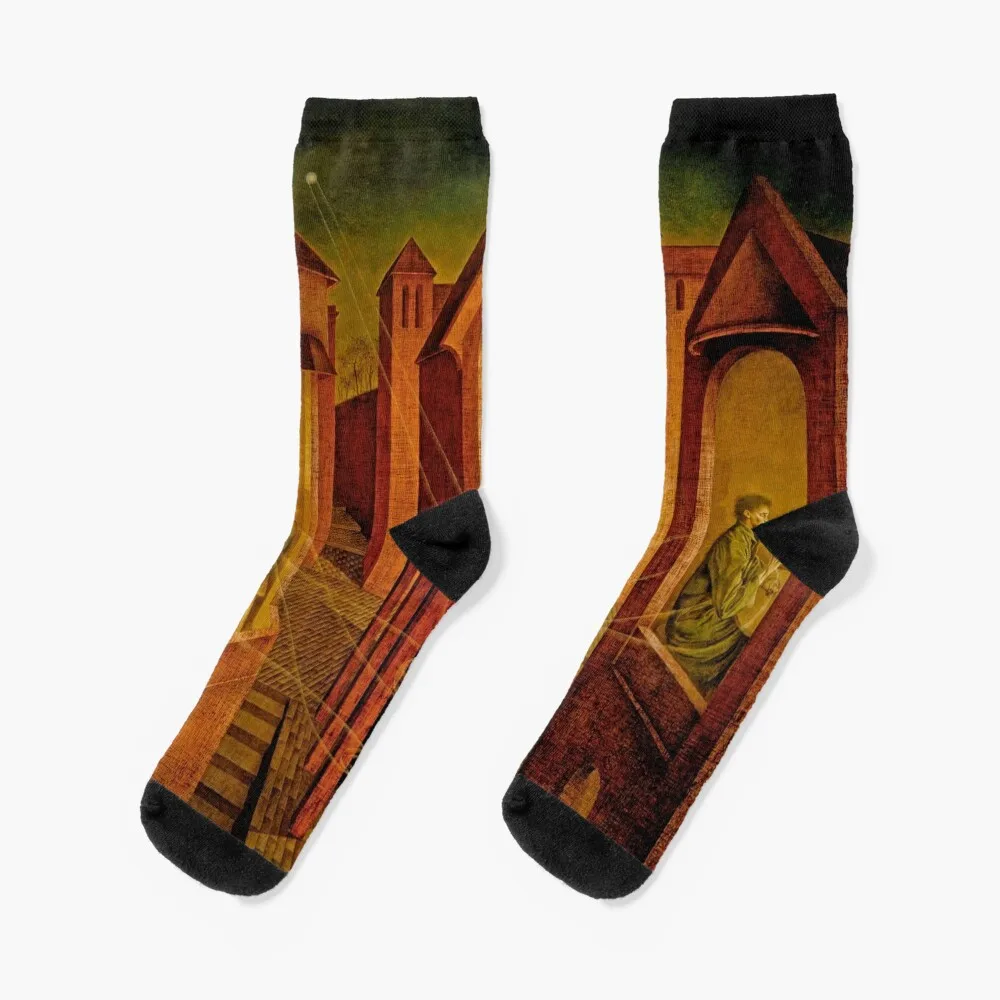 

Three Destinations, by Remedios Varo Socks ankle golf Man Socks Women's