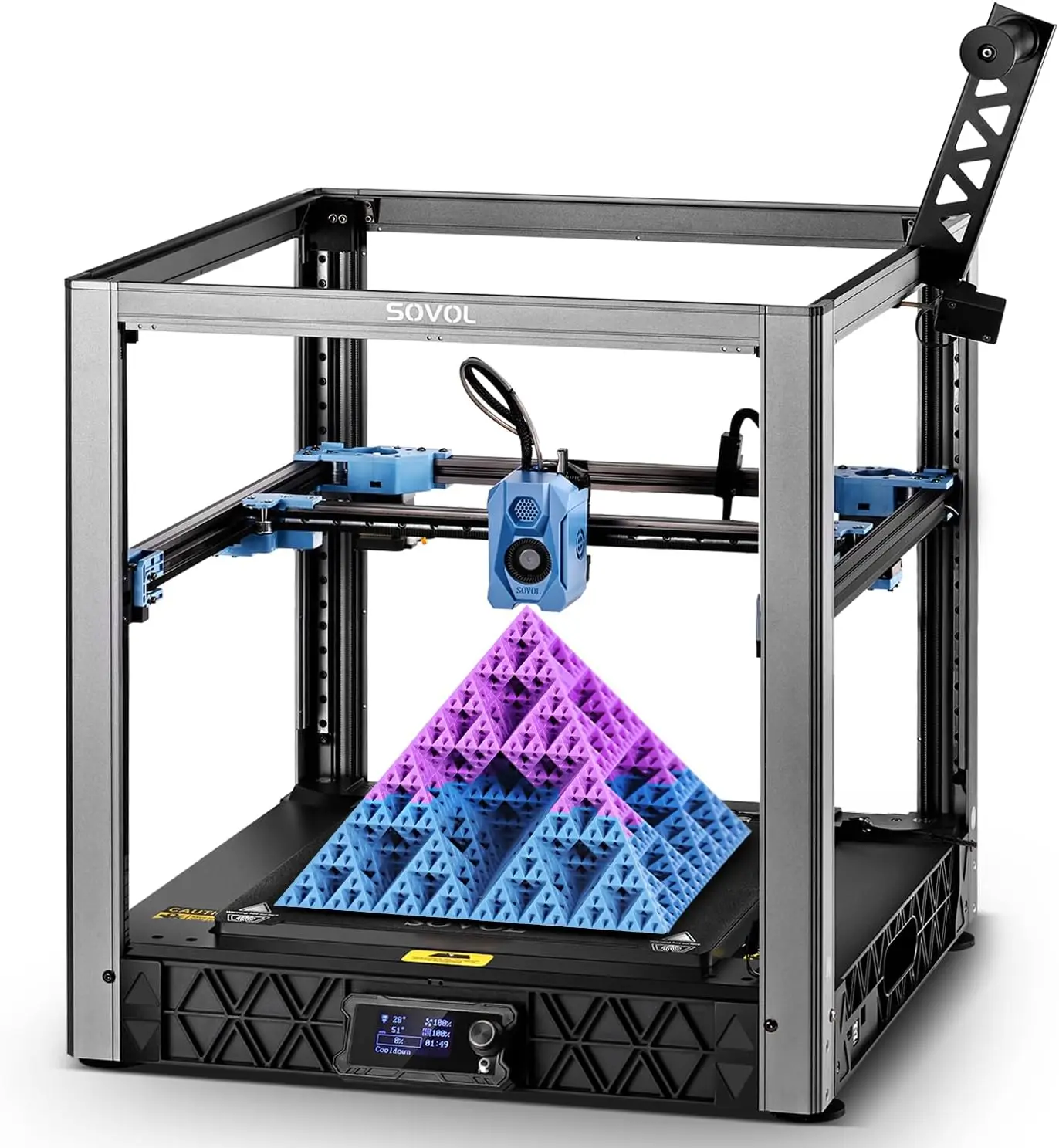 Sovol SV08 Core-XY Drukarka 3D Open Source, maks. 700 mm/s Szybkie drukarki 3D z 300 ℃   Bezuszkodowy hotend i kamera